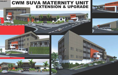 CWN Maternity Hospital Suva Fiji art